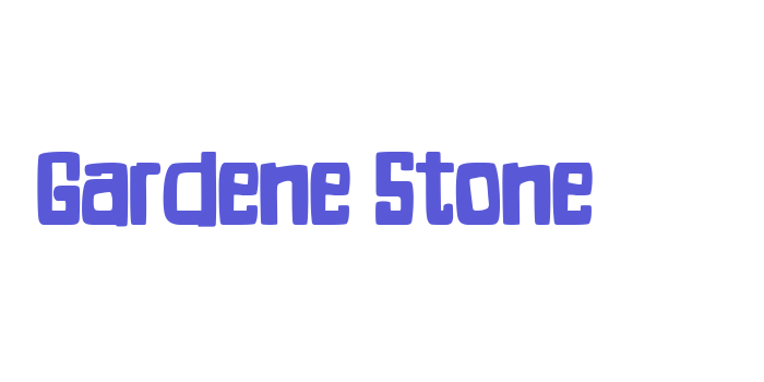 Gardene Stone Font Download