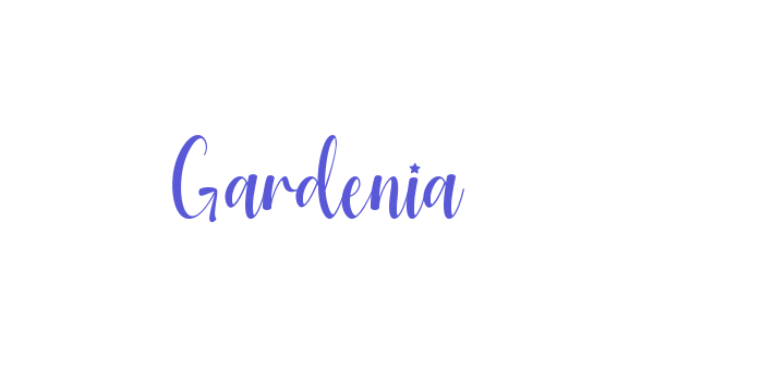 Gardenia Font Download