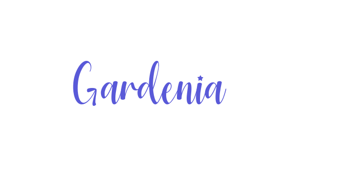 Gardenia Font