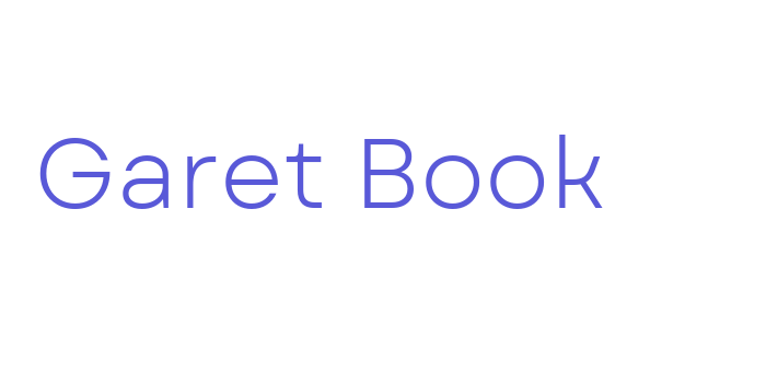 Garet Book Font Download