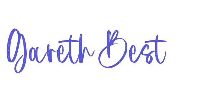 Gareth Best Font