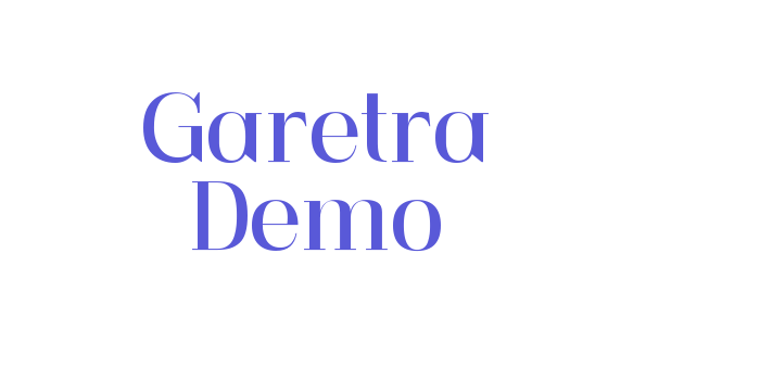 Garetra Demo Font Download