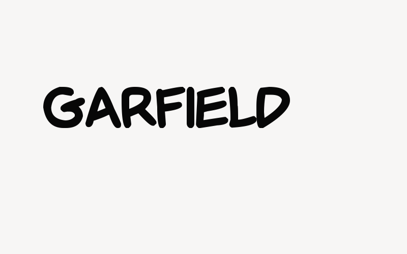 Garfield Font