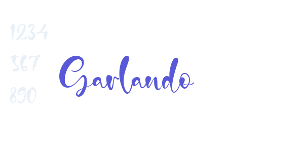 Garlando font free