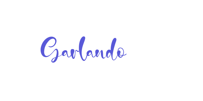 Garlando Font Download