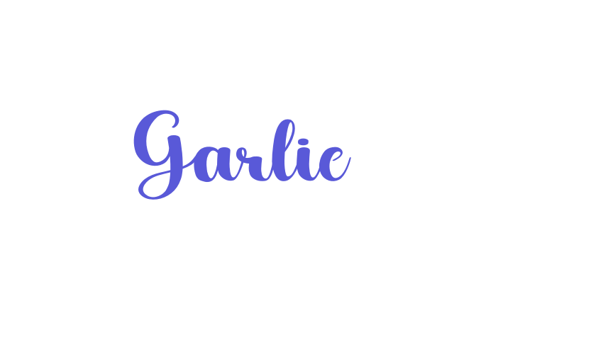 Garlic Font