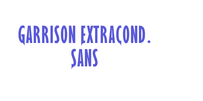 Garrison ExtraCond. Sans Font Download