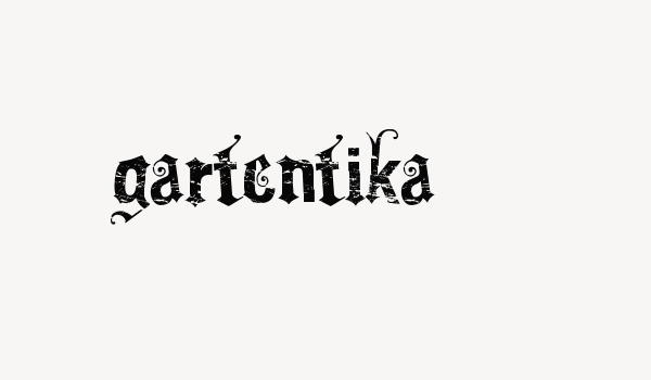 Gartentika Font