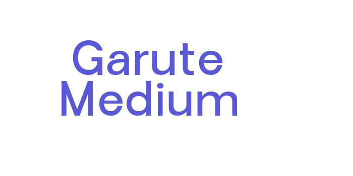 Garute Medium Font Download