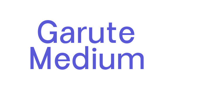 Garute Medium Font