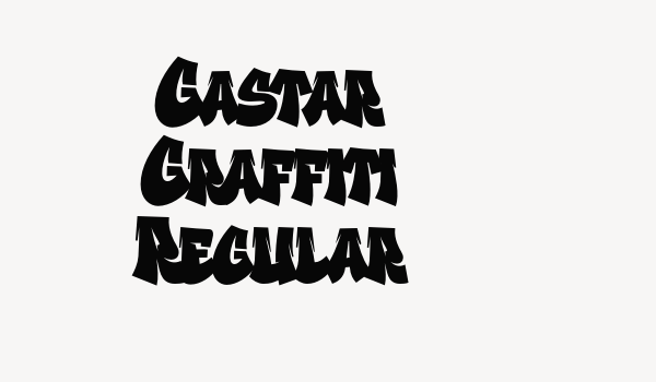 Gastar Graffiti Regular Font