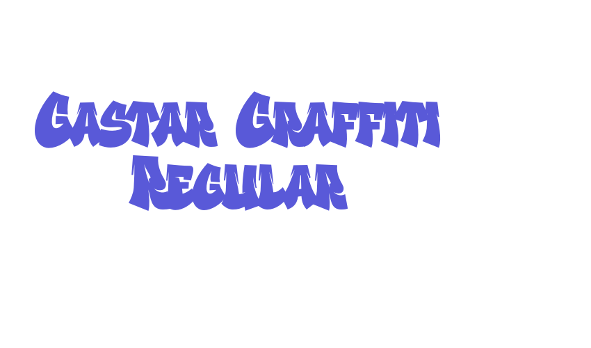 Gastar Graffiti Regular Font