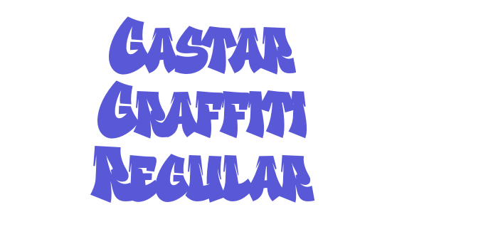 Gastar Graffiti Regular Font