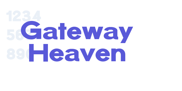 Gateway Heaven font free