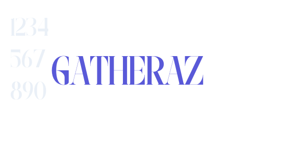 Gatheraz font free