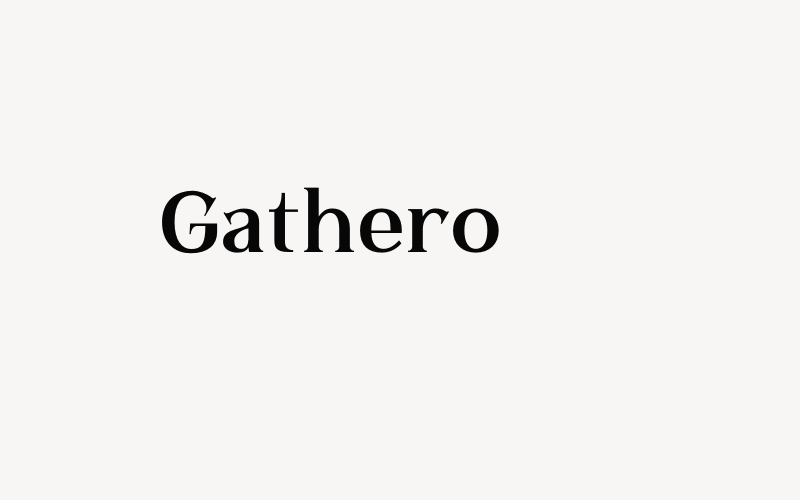 Gathero Font