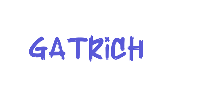 Gatrich Font Download