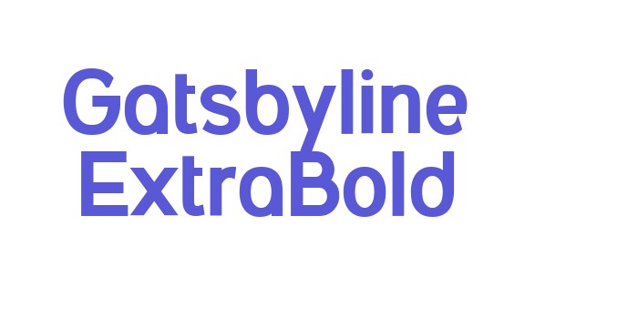 Gatsbyline ExtraBold Font