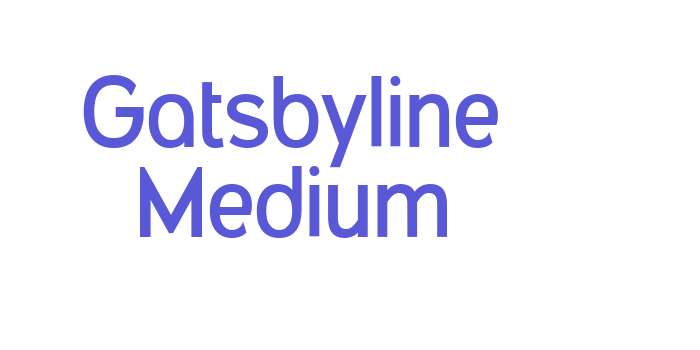 Gatsbyline Medium Font