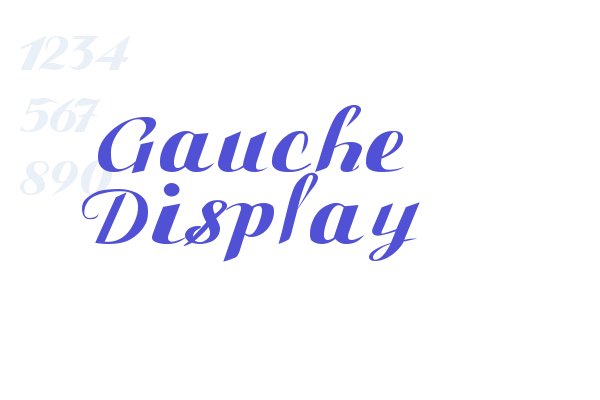 Gauche Display Font Download