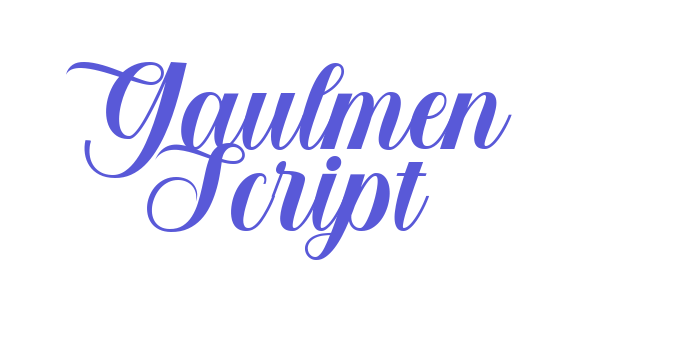 Gaulmen Script Font Download