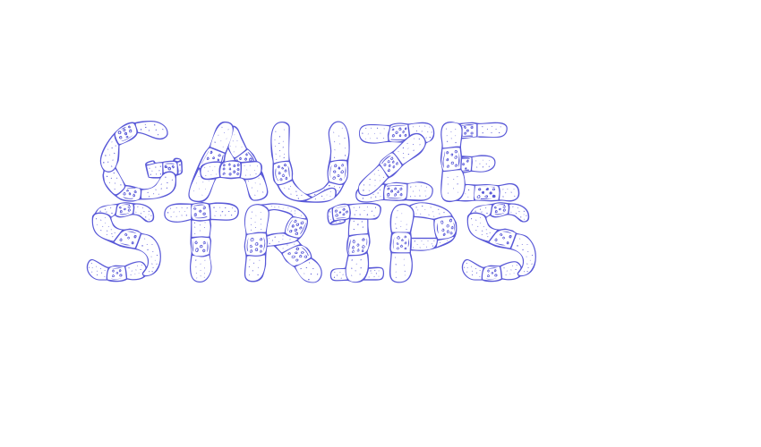 Gauze Strips Font