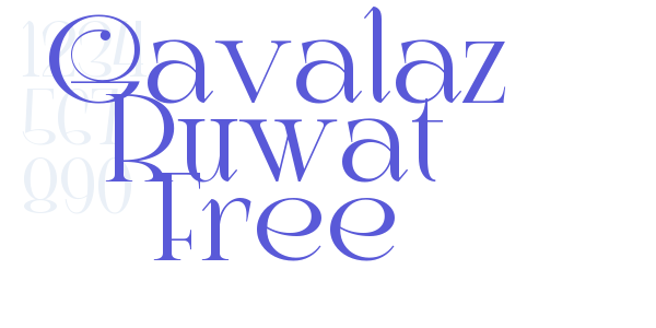 Gavalaz Ruwat Free font free