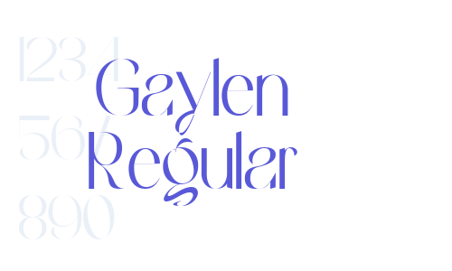 Gaylen Regular Font Download