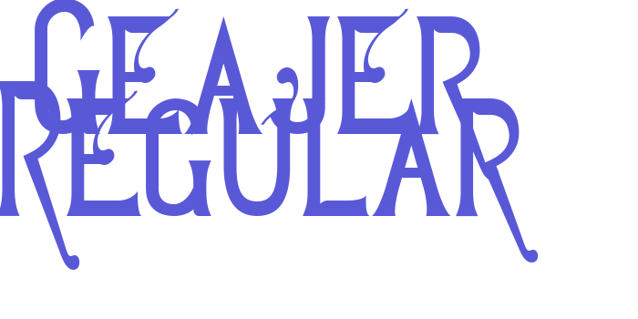 Geajer Regular Font