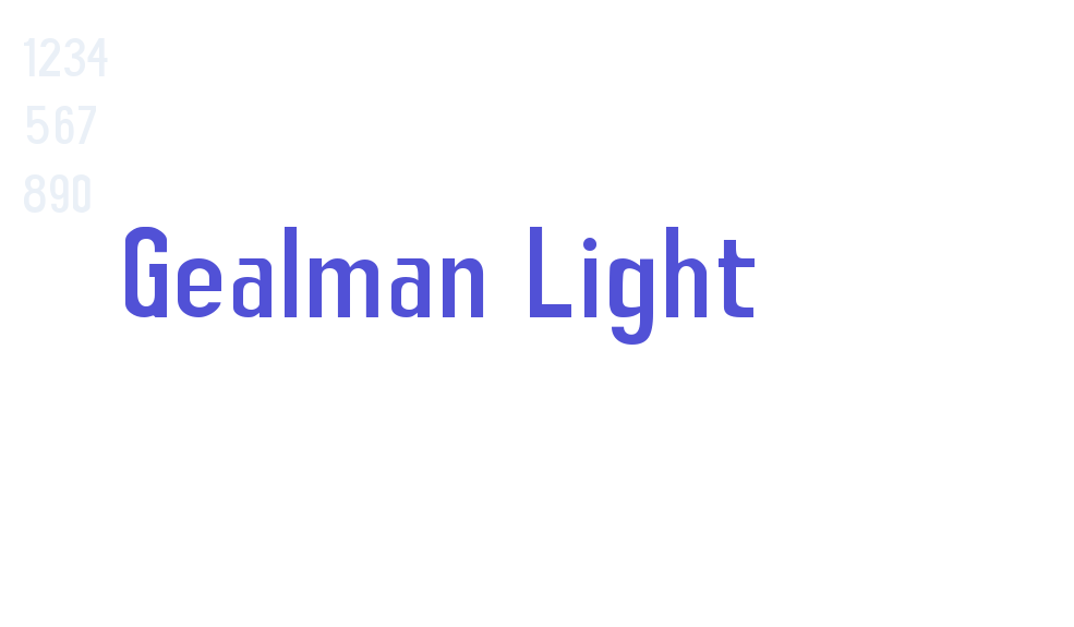 Gealman Light-font-download