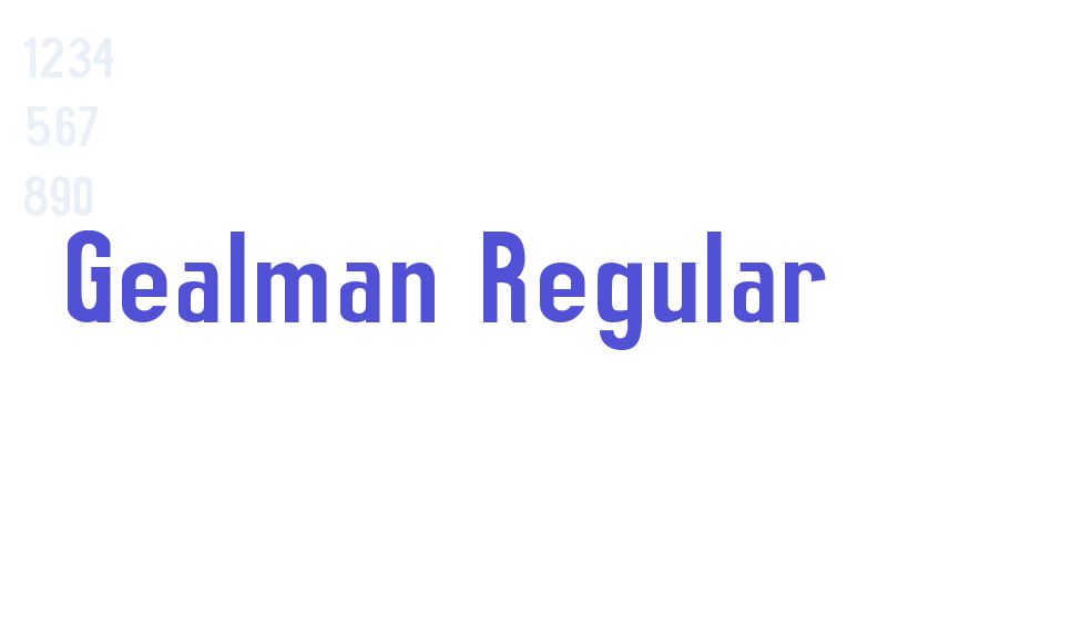 Gealman Regular-font-download