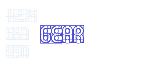 Gear-font-download