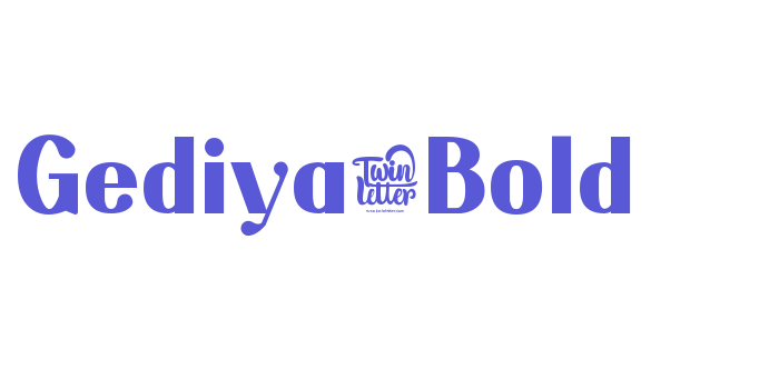 Gediya-Bold Font