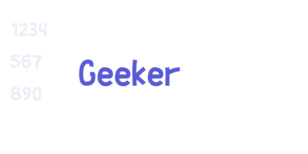 Geeker font