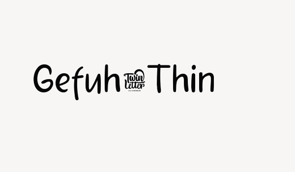 Gefuh-Thin Font