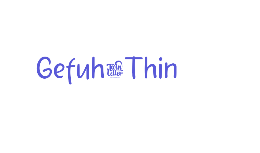 Gefuh-Thin Font