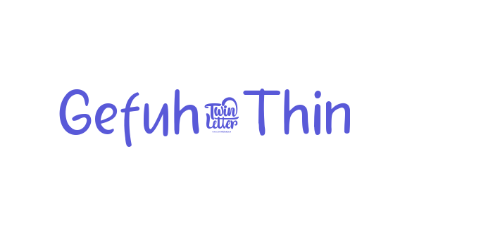 Gefuh-Thin Font Download