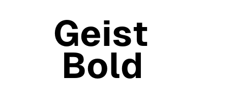 Geist Bold