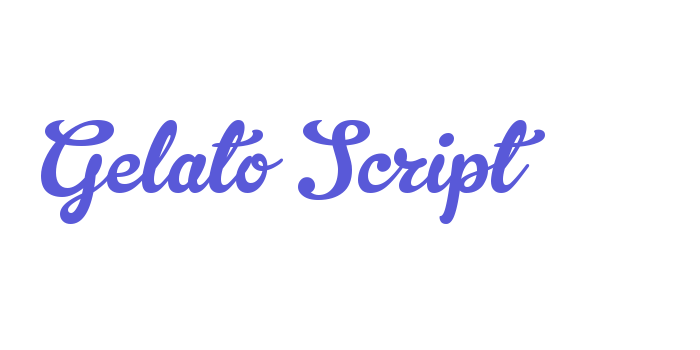 Gelato Script Font