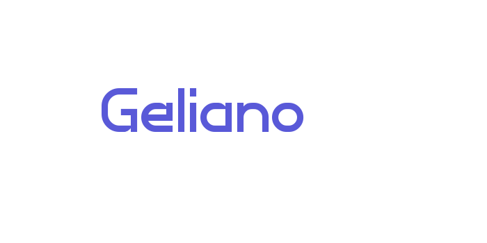 Geliano Font Download