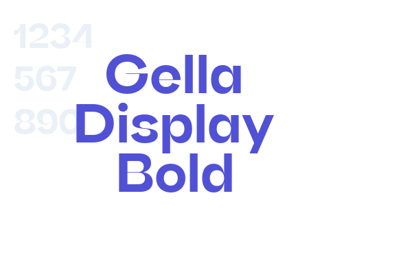 Gella Display Bold
