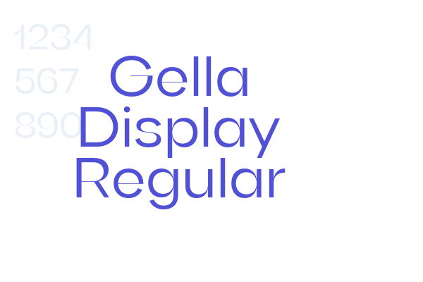 Gella Display Regular