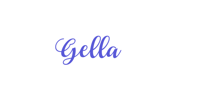 Gella Font Download