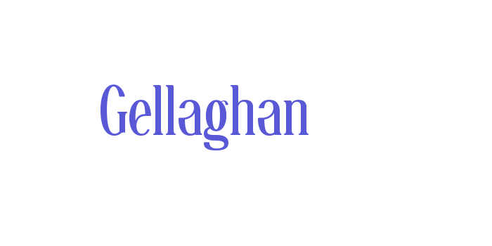 Gellaghan Font