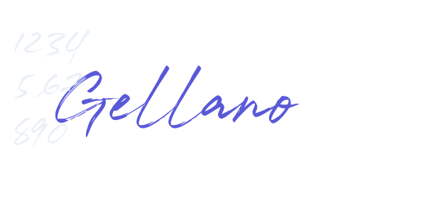 Gellano font free