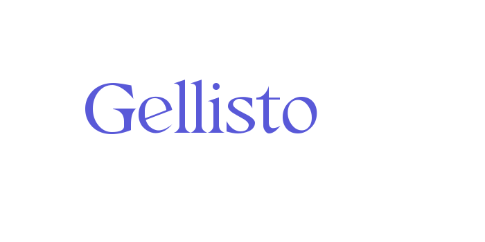 Gellisto Font