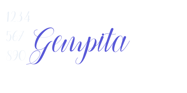 Gempita font free