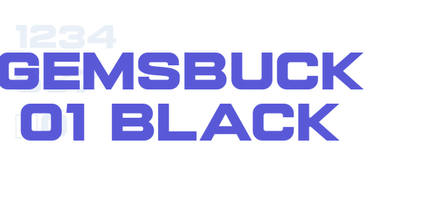 Gemsbuck 01 Black font free