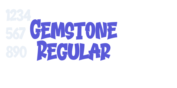 Gemstone Regular font