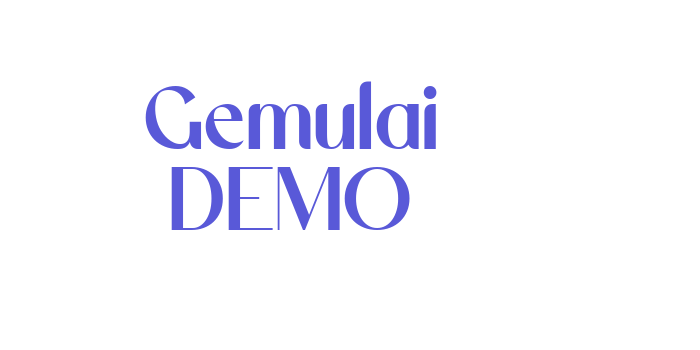 Gemulai DEMO Font Download